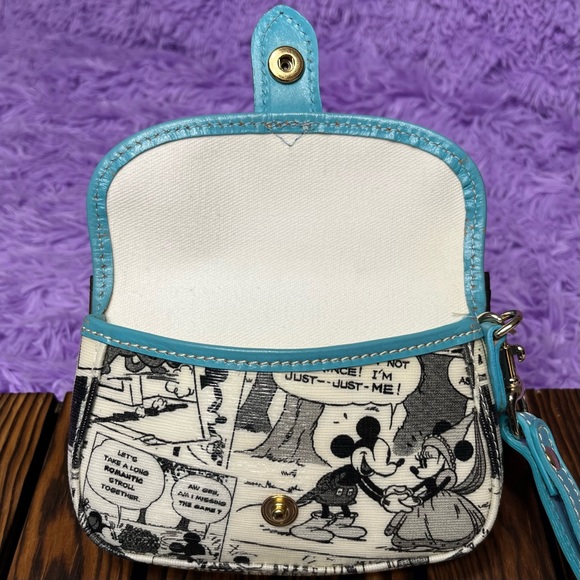 RARE DOONEY & BOURKE Women’s DISNEY Mickey Comics Wristlet/Wallet/Clutch - Picture 12 of 16